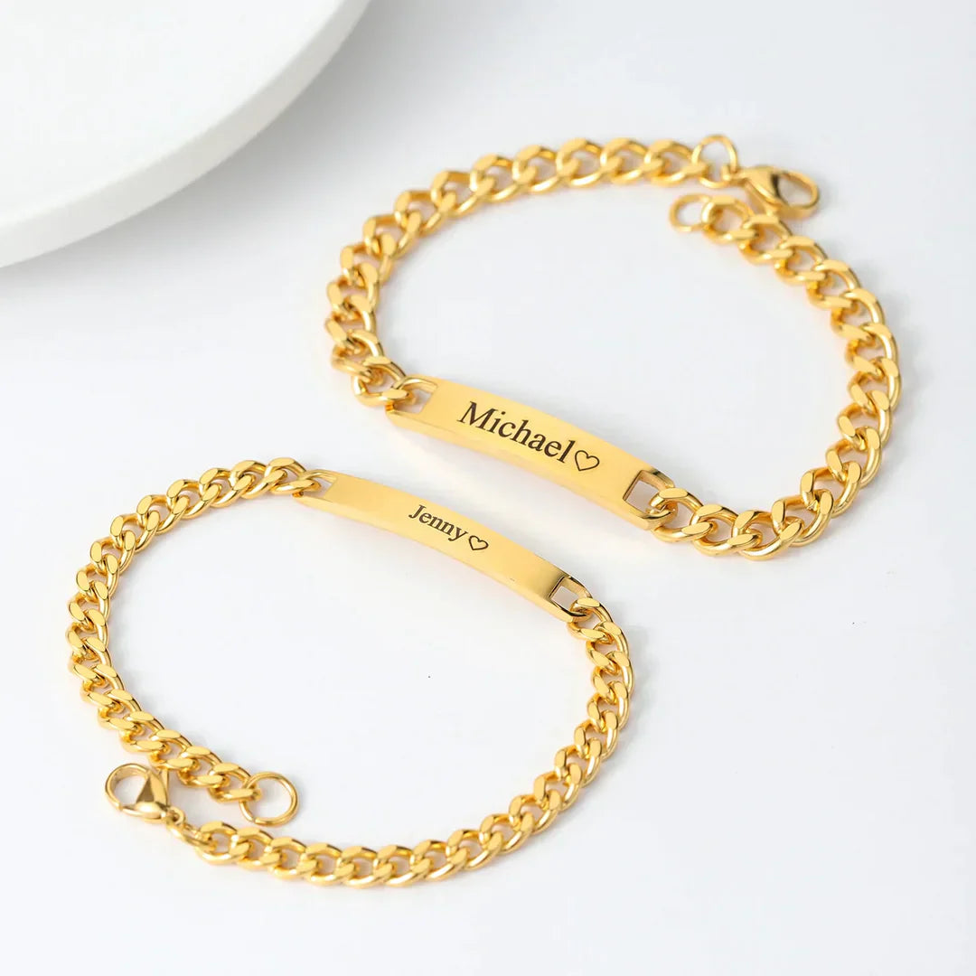 Personalisierte Armbänder für Paare