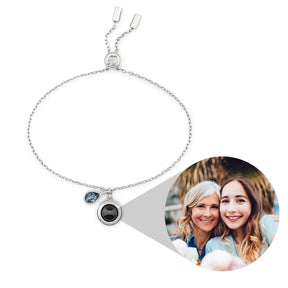 Armband mit Geburtsstein und Foto