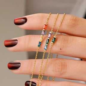 Armband mit Geburtsstein und Gravur - Bild 9
