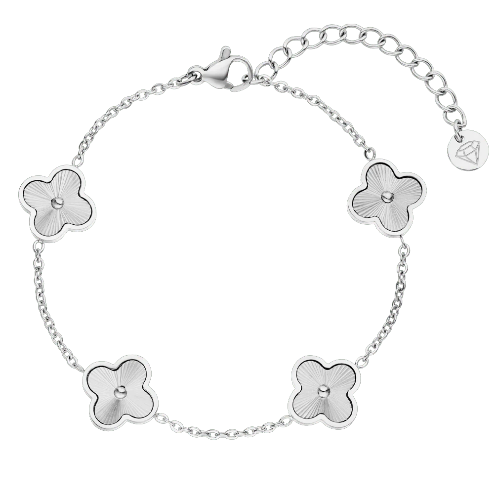 Armband mit Kleeblatt-Charms