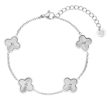 Armband mit Kleeblatt-Charms