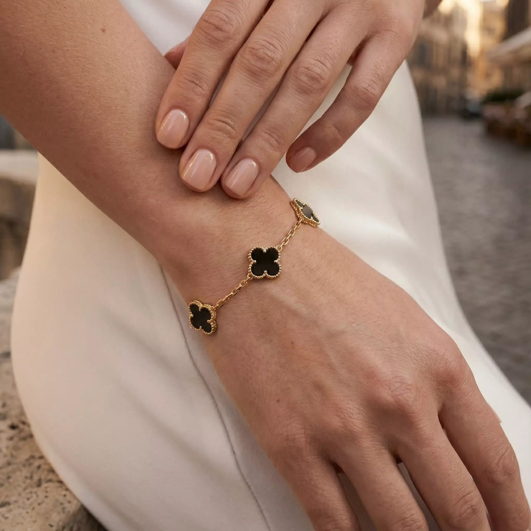 Armband mit Kleeblatt