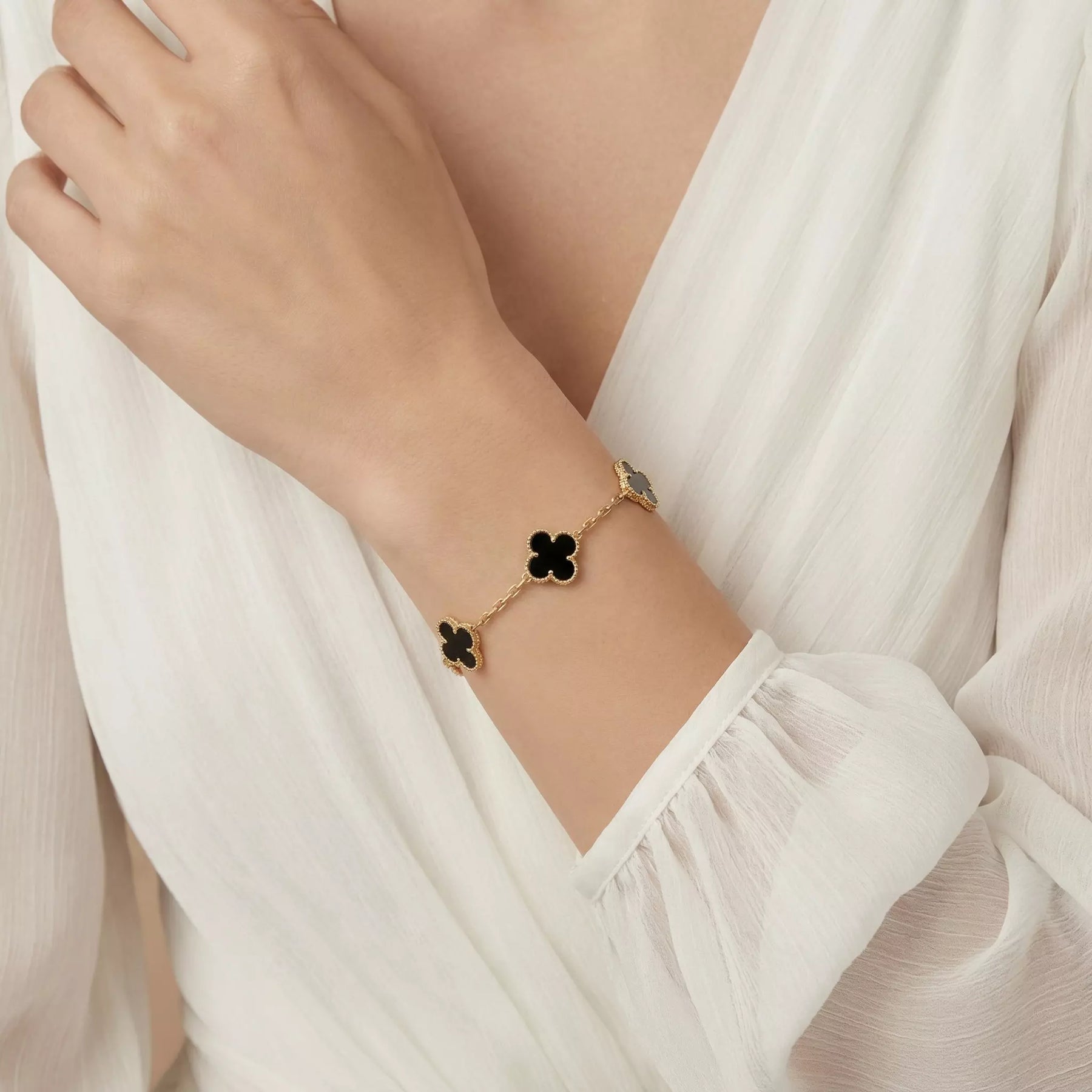 Armband mit Kleeblatt