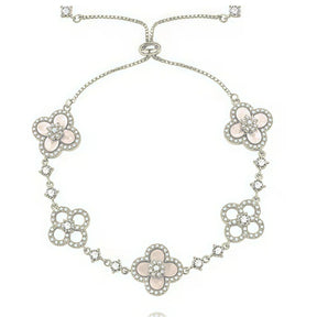 Armband Sakura mit Kleeblatt