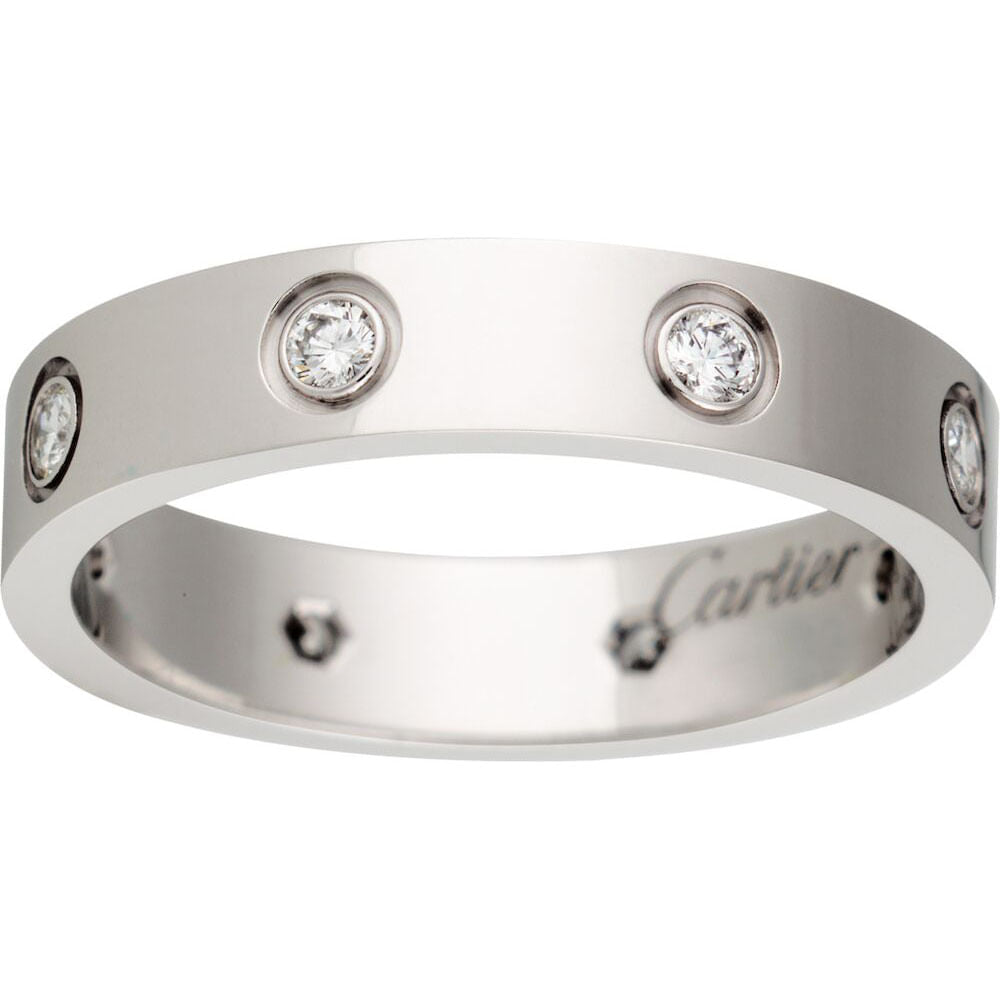 Ehering Éterna Pavé - Silber