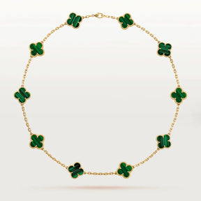 Elegante Kette mit Kleeblatt