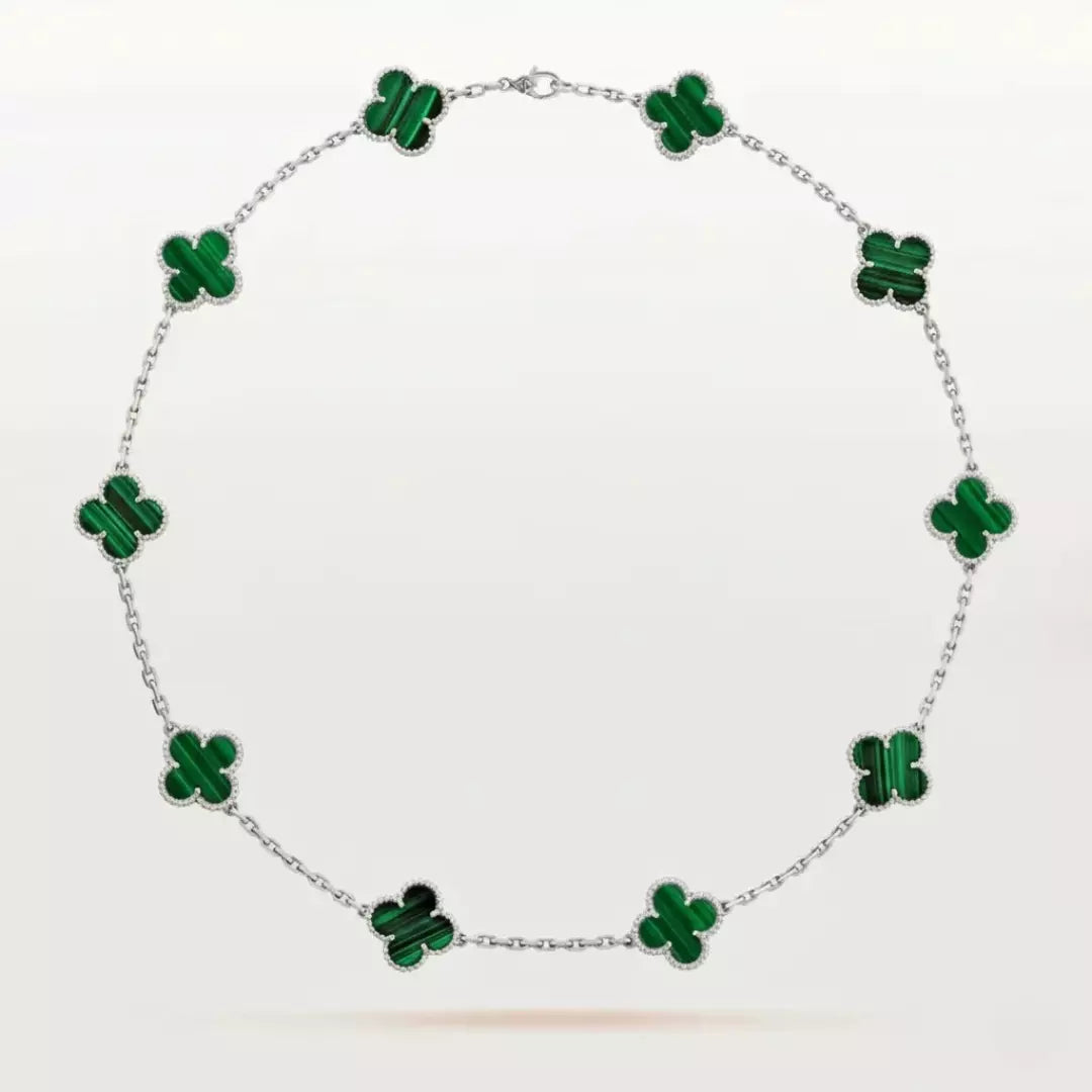 Elegante Kette mit Kleeblatt