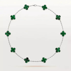 Elegante Kette mit Kleeblatt