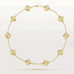 Elegante Kette mit Kleeblatt