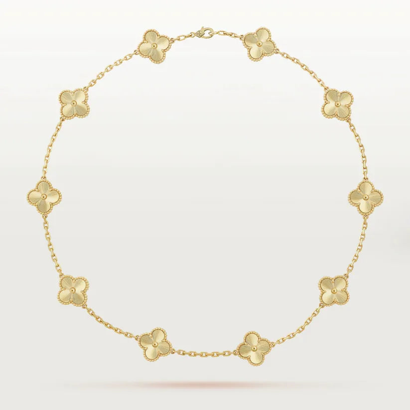 Elegante Kette mit Kleeblatt