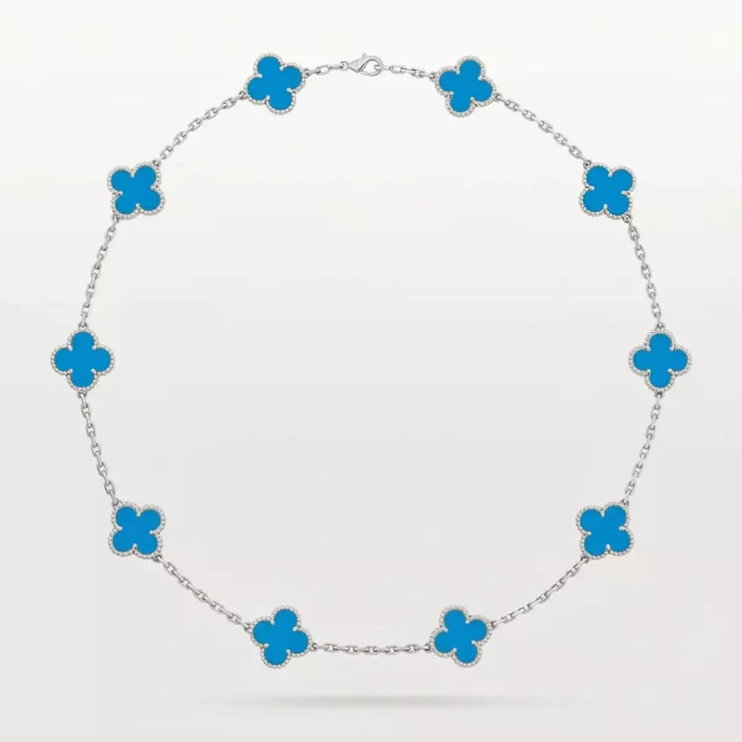 Elegante Kette mit Kleeblatt