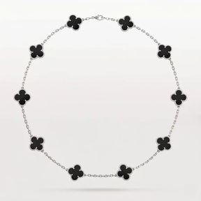 Elegante Kette mit Kleeblatt