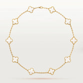 Elegante Kette mit Kleeblatt