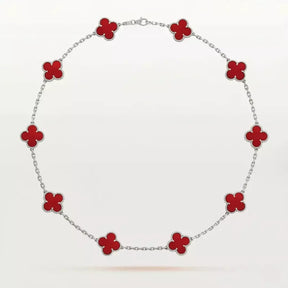 Elegante Kette mit Kleeblatt