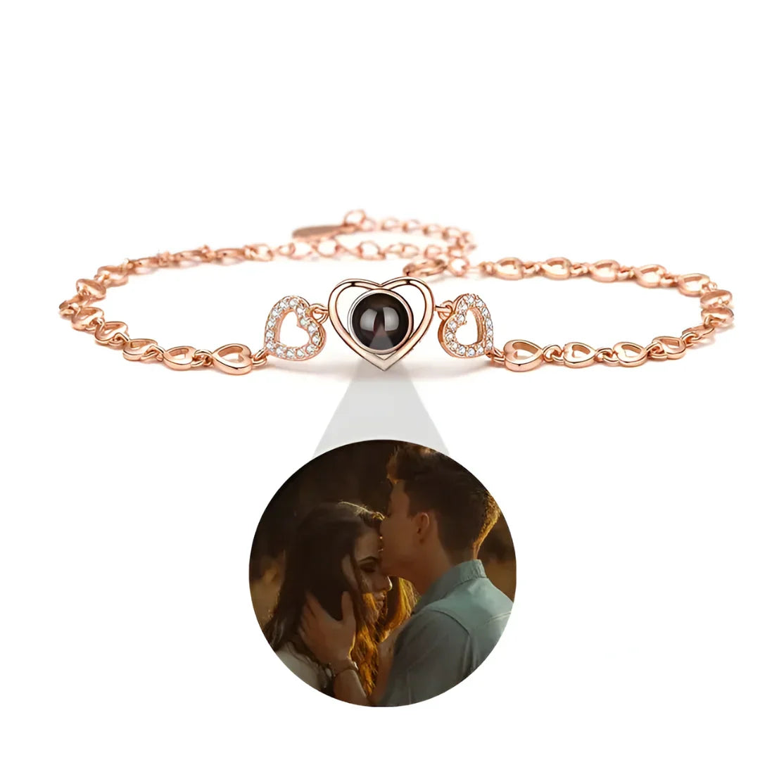 Herz-Armband mit Foto