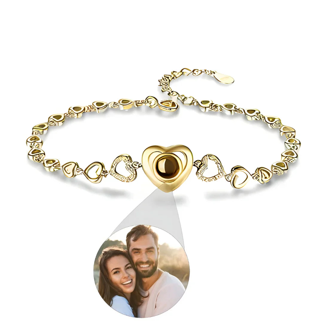 Herz-Armband mit Foto