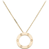 Kette Éterna 3 Steine - Gold