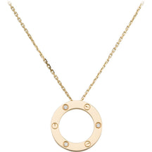 Kette Éterna 3 Steine - Gold