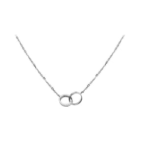 Kette Éterna Pavé - Silber