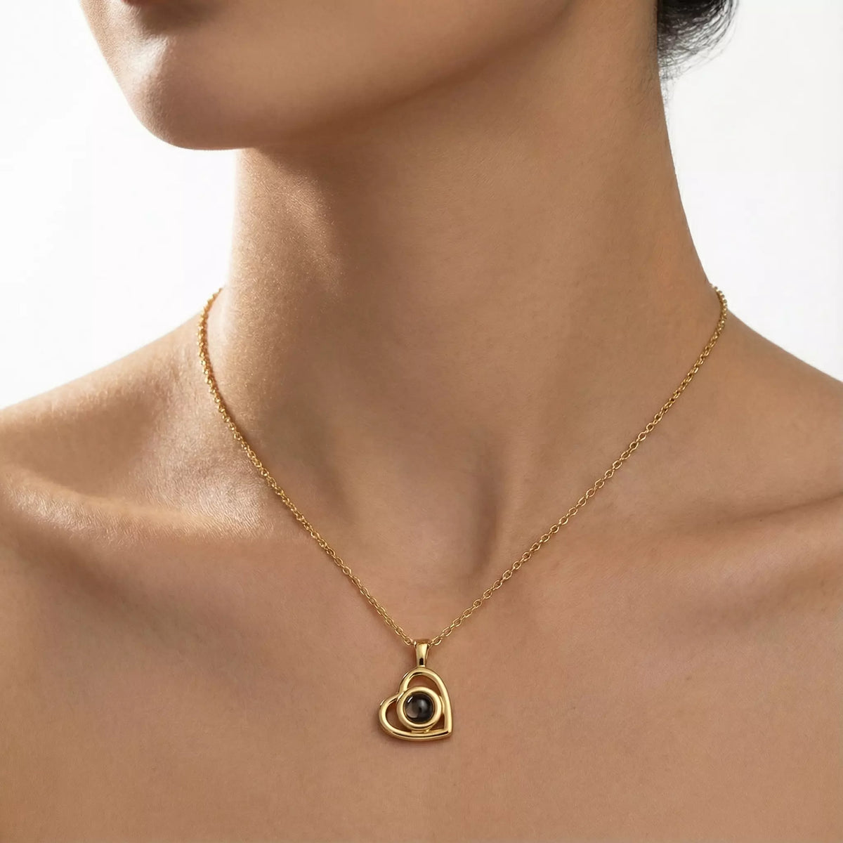 Kette mit Foto-Anhänger