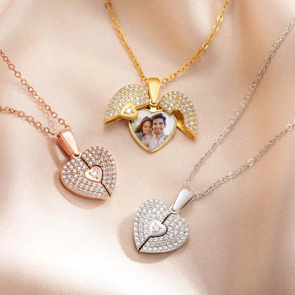 Kette mit Herz-Medaillon