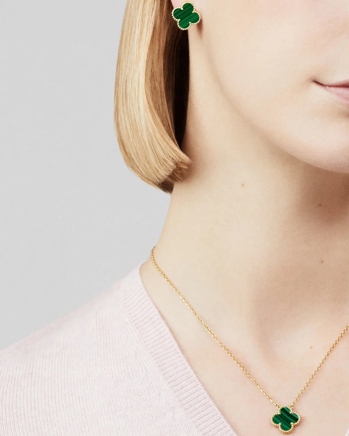 Kette mit Kleeblatt-Anhänger