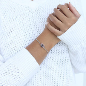 Kettenarmband mit Herz und Foto