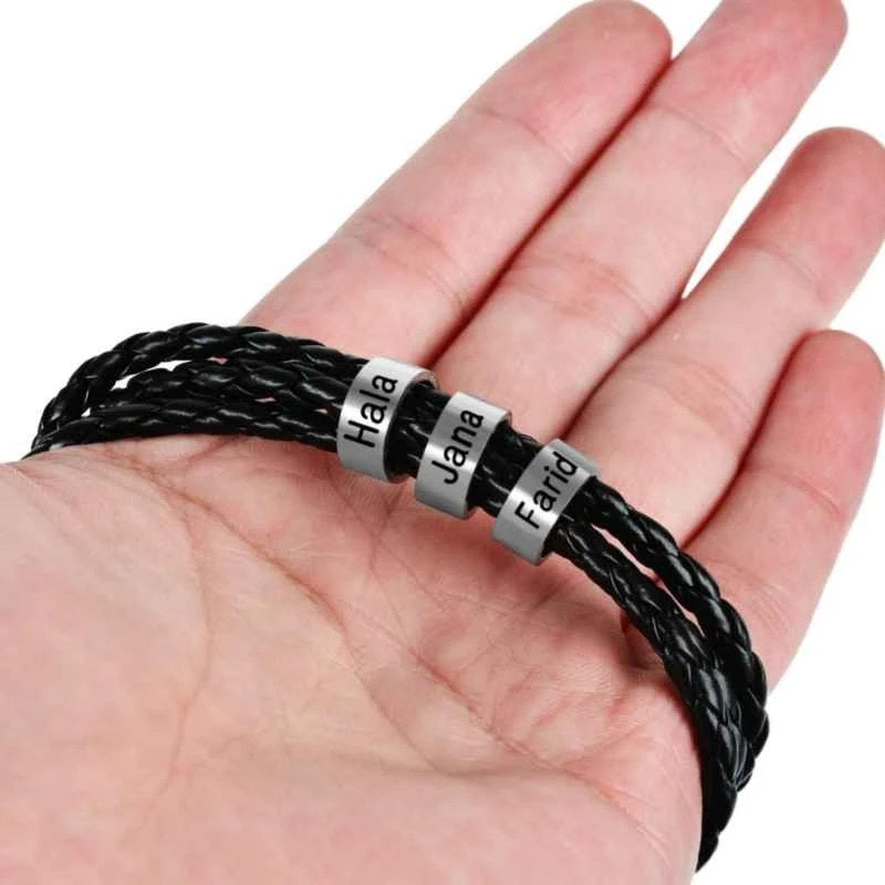 Lederarmband mit Gravur (Herren) - Bild 11