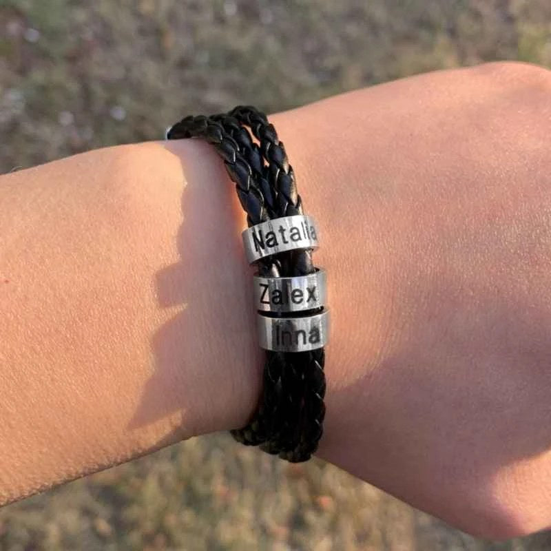 Lederarmband mit Gravur (Herren) - Bild 14