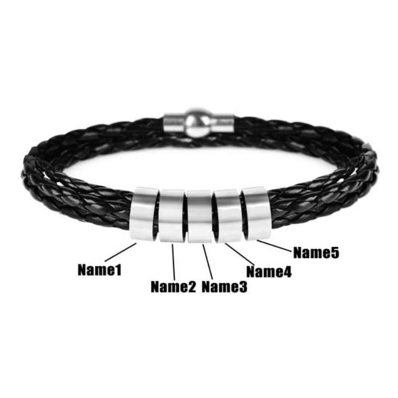 Lederarmband mit Gravur (Herren) - Bild 17