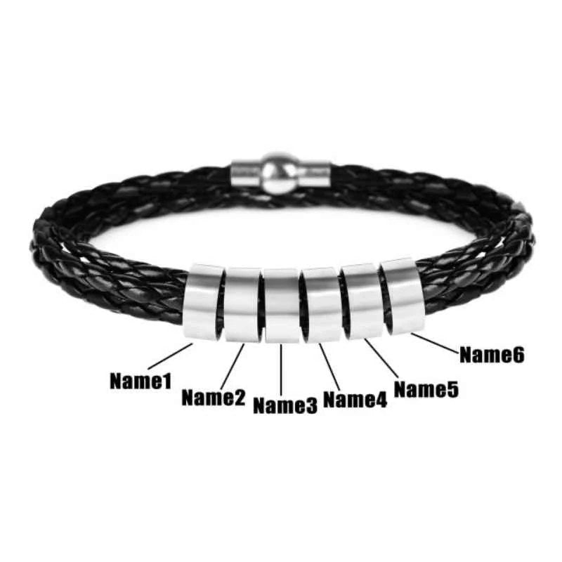 Lederarmband mit Gravur (Herren) - Bild 18
