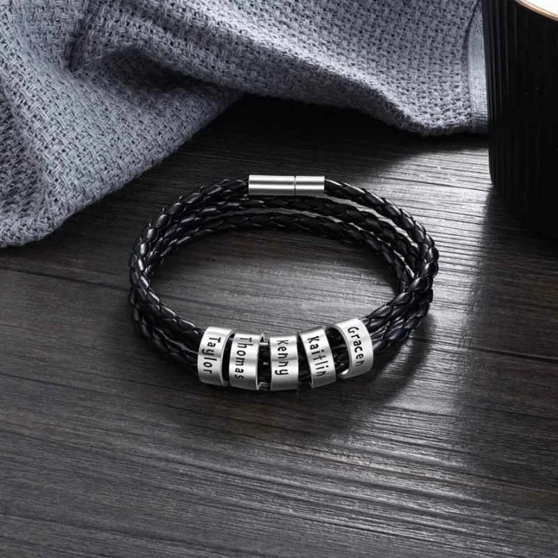 Lederarmband mit Gravur (Herren) - Bild 21