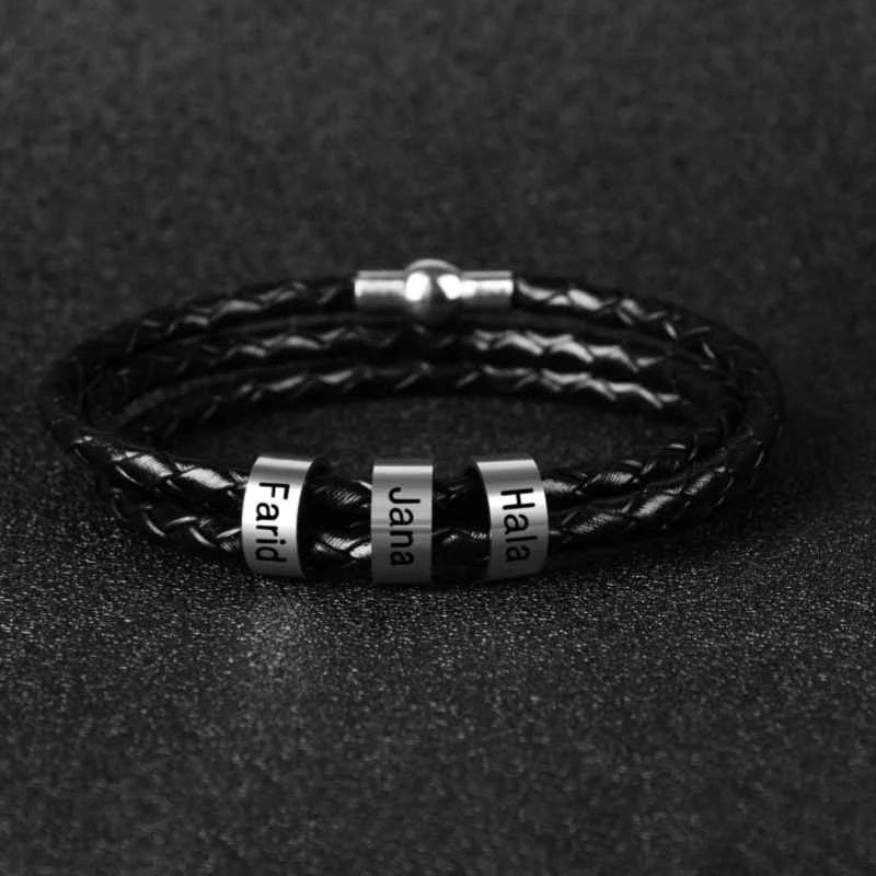 Lederarmband mit Gravur (Herren) - Bild 22