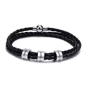 Lederarmband mit Gravur (Herren) - Bild 3