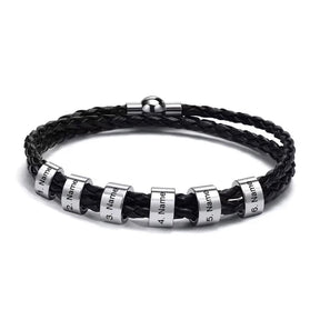 Lederarmband mit Gravur (Herren) - Bild 5