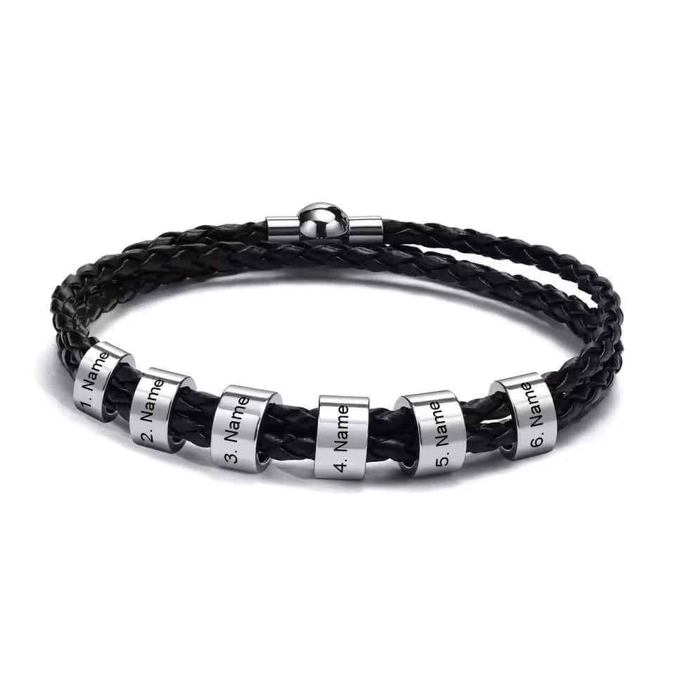 Lederarmband mit Gravur (Herren) - Bild 5