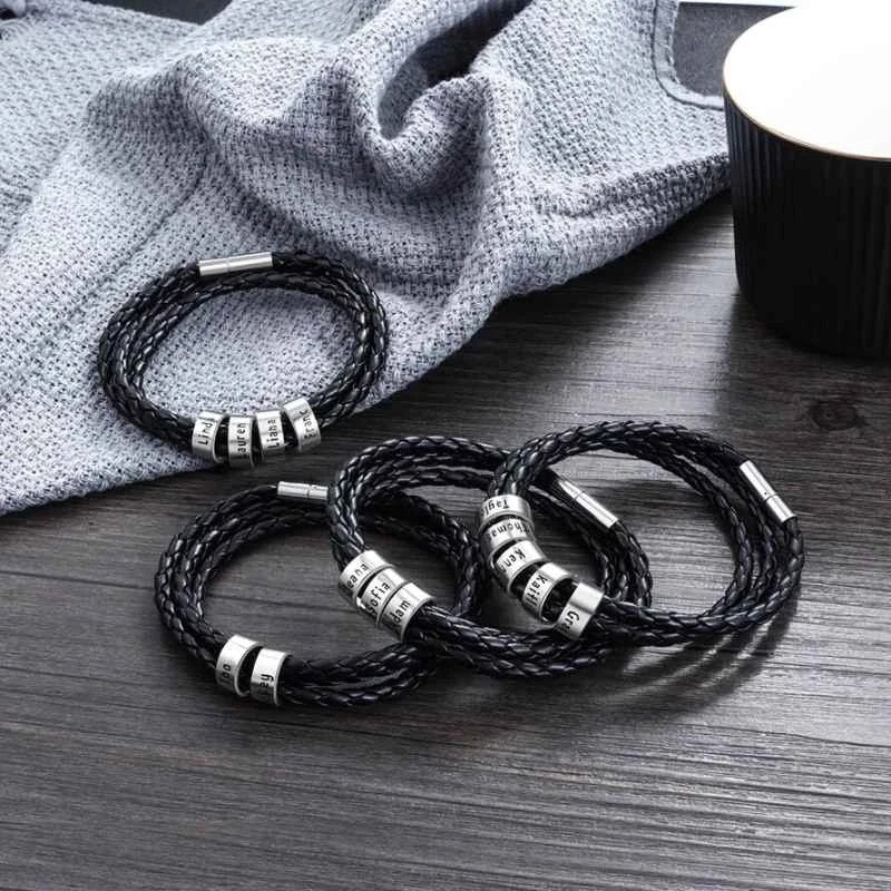 Lederarmband mit Gravur (Herren) - Bild 9