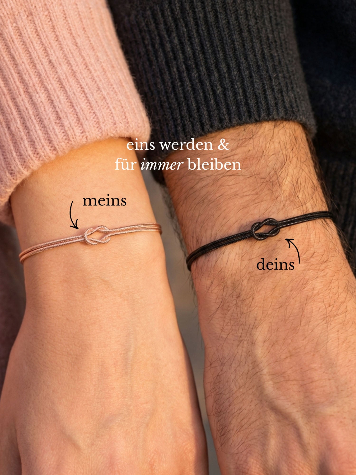 Liebesknoten Partnerarmband - Bild 2