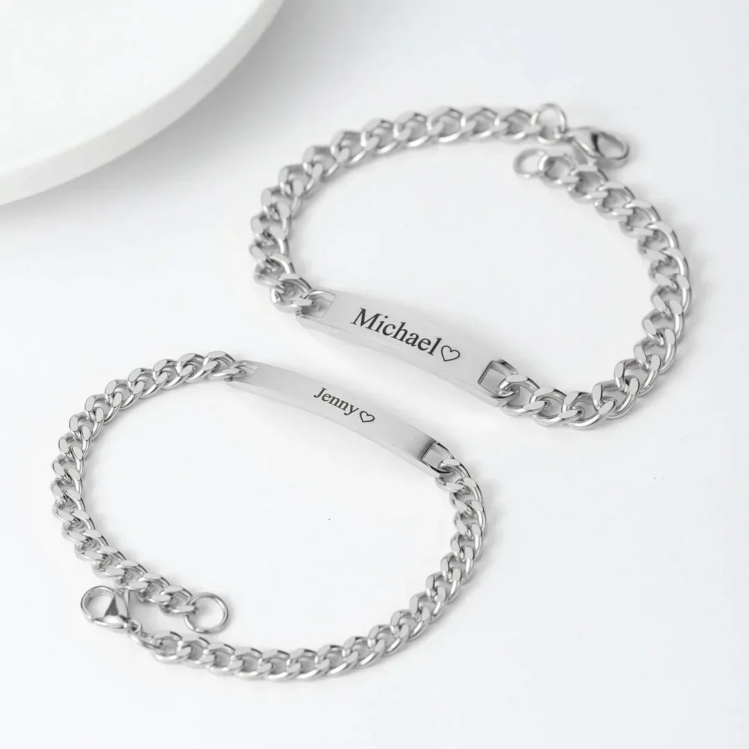 Personalisierte Armbänder für Paare