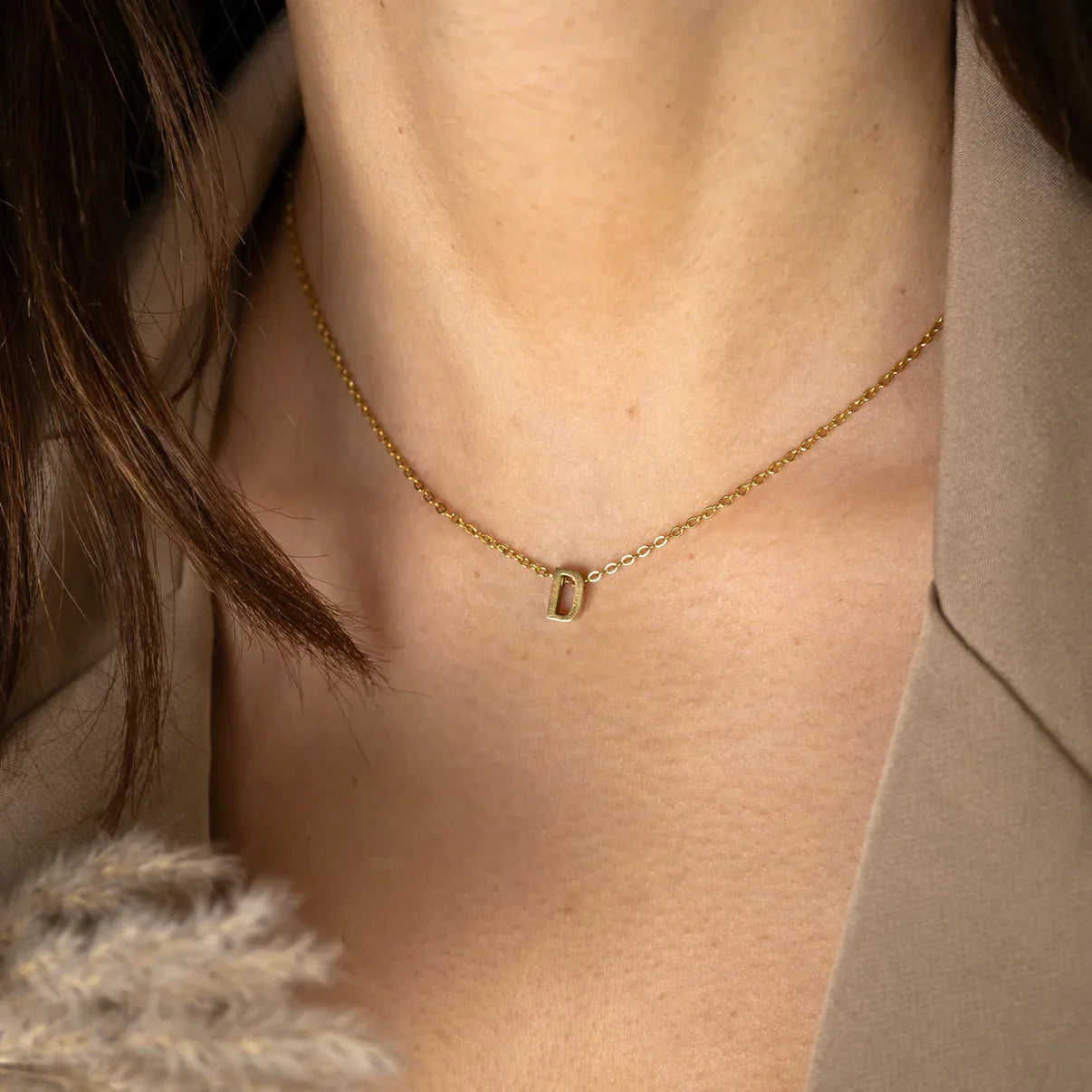 Personalisierte Kette mit Buchstaben