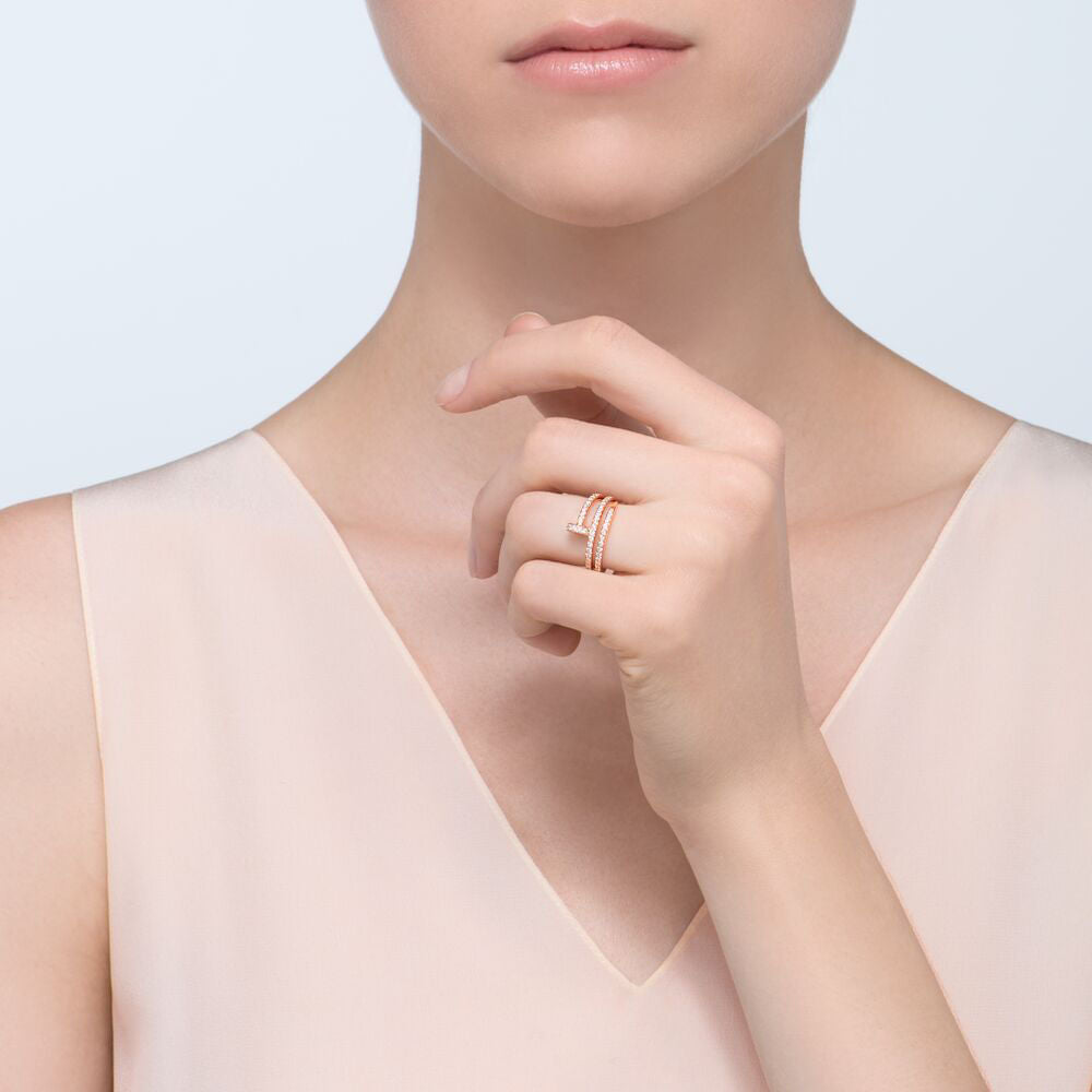 Ring Audace Pavé - getragen
