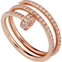 Ring Audace Pavé - Roségold