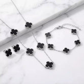 Schmuckset mit Kleeblatt